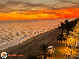 Atardecer en Calafell