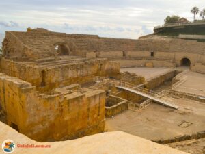 Anfiteatro de Tarraco. Edificio romano construído en el siglo II D.C.